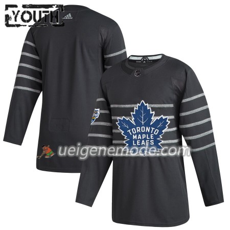 Kinder Toronto Maple Leafs Trikot Blank Grau Adidas 2020 NHL All-Star Authentic